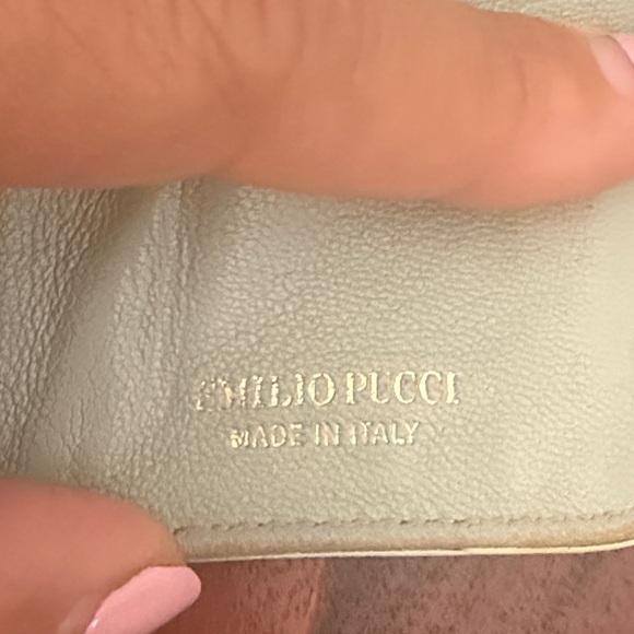 Emilio Pucci Blue and Green Floral Clutch - Picture 9 of 15